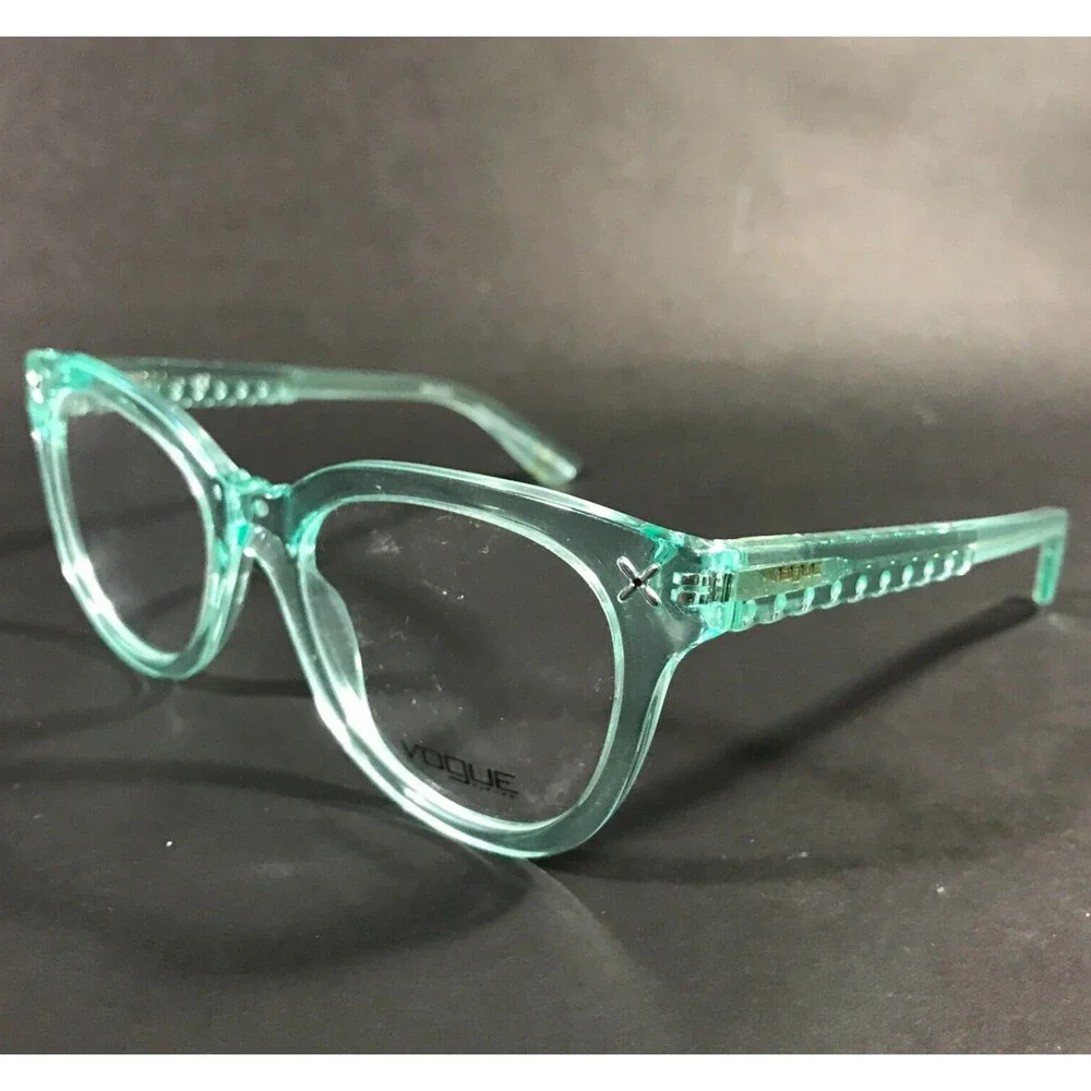Vogue Eyeglasses Frames VO2887 2212 Clear Green Square Full Rim 51-19-140